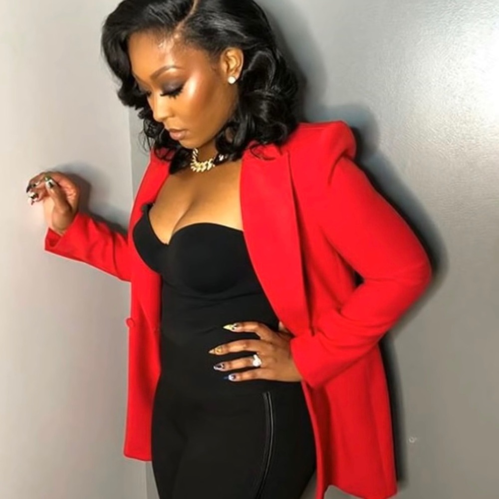 Red Zara Blazer